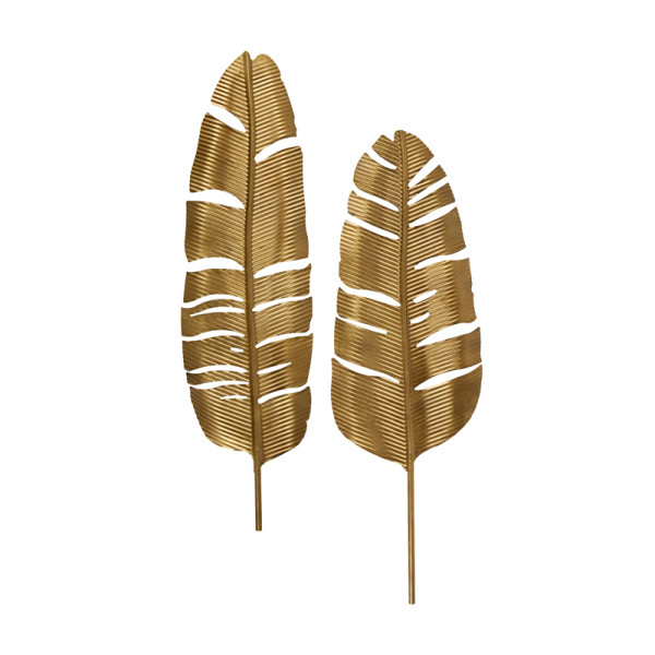 Feathers metaal antique brass