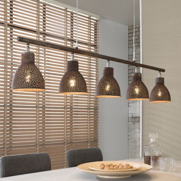Bruine design hanglamp