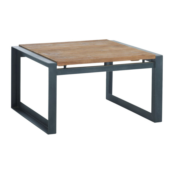Vierkante salontafel van hout