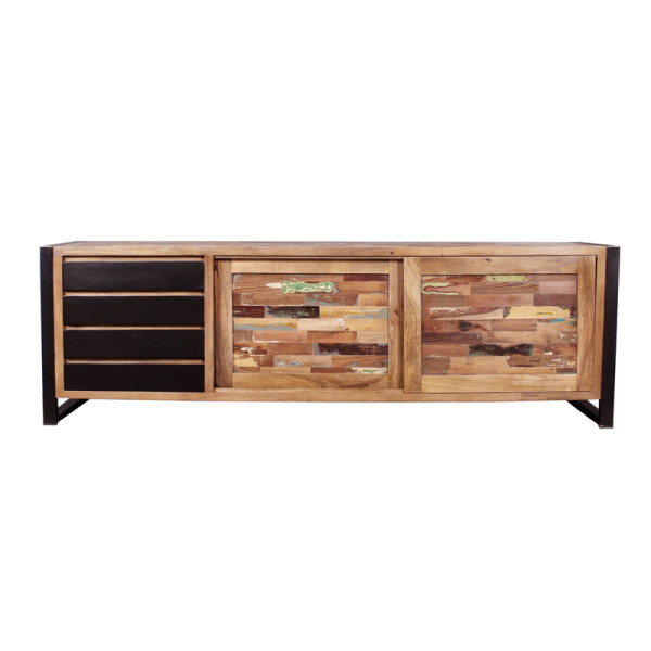 Gerecycled houten tv-meubel