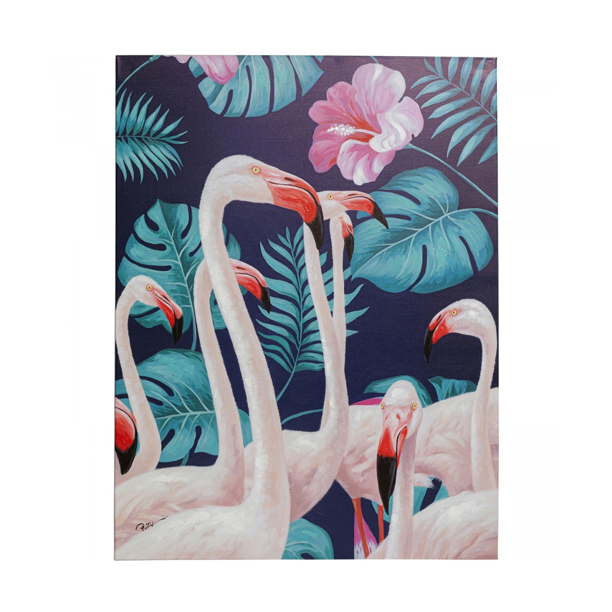 Flamingo schilderij