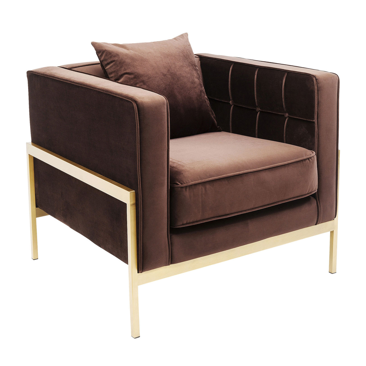 Design Loft Fluwelen fauteuil modern 83530 |