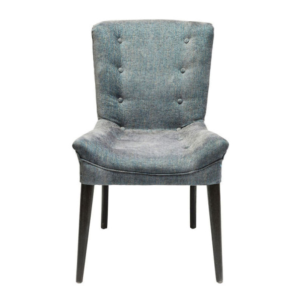 Donkerblauw retro stoel