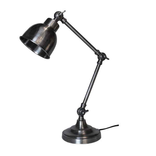 Vintage bureaulamp van metaal