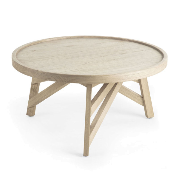 Ronde houten tafel