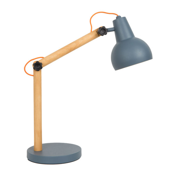 Moderne bureaulamp hout