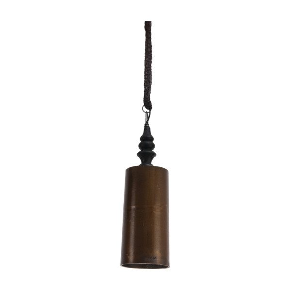 Hanglamp brons cilinder