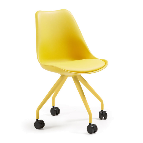 uitlaat Opheldering poll Kave Home Ralf (Lars) | Design stoel geel | C975U31 | LUMZ