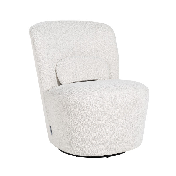 Draaibare fauteuil boucle stof