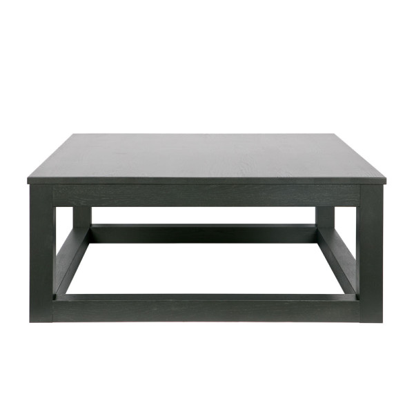 Zwarte vierkante salontafel