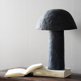 Tafellamp paddenstoel papier mache