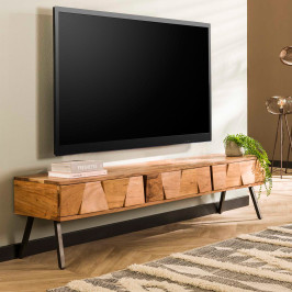 Stoer acaciahouten tv-meubel