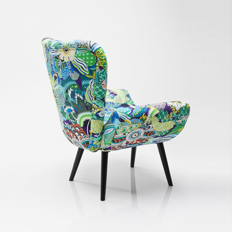 beton Azijn Specialiseren Kare Design Madagaskar | Kleurrijke fauteuil met print | LUMZ